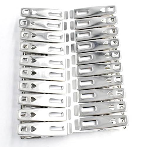 Stainless Steel Towel Clips, Heavy Duty Metal, 20PCS/2in - color: 2inch/20pcs