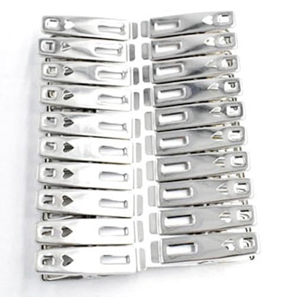 Stainless Steel Towel Clips, Heavy Duty Metal, 20PCS/2in - color: 2inch/20pcs