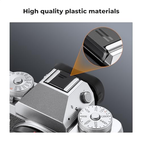 K&F Concept Hot Shoe Cover, 6-Pack Universal Camera Hot Shoes Cap for Canon Nikon Sony DSLR, SLR, Mirrorless Camera, ABS Hot Shoe Protector