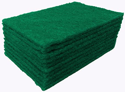 Heavy Duty scouring Pads Non-Scratching Scrubber, Non-Scratch Cleaning Scrub Pads, Eco-Friendly Reusable Kitchen Scrubbing Pad, Great for Non-Stick Cookware - size: 10-pack