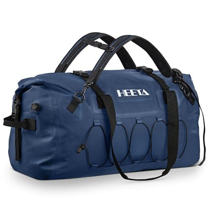 HEETA Waterproof Duffel Bag Travel Motorcycle Dry Bag Backpack 60L/80L/110L - color: Dark Blue, size: 60L