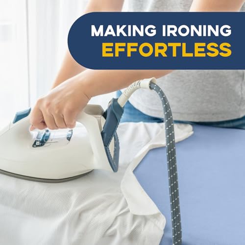 RAINHOL Ironing Board, 43x13 Full Size Blue Compact Iron Board - color: Blue