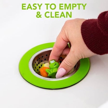 Joie Ribbit Kitchen Sink Strainer Basket Garbage Disposal Drain Cover, Frog - size: Frog - 4.5"