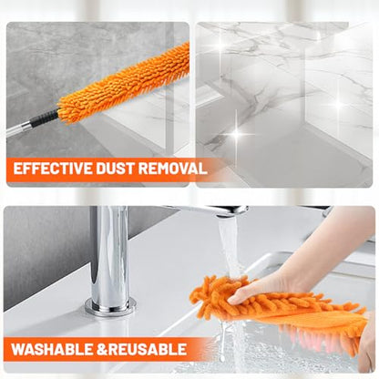 20ft High Reach Duster Kit with Extendable Pole,High Ceiling Duster Kits - size: 12 feet