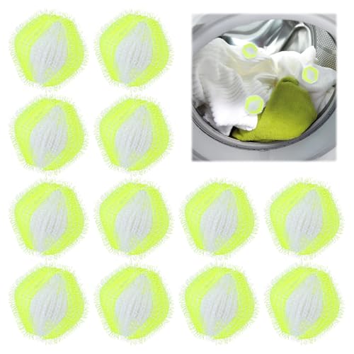 12Pcs Washing Machine Pet Hair Catcher, Pet Hair Remover for Laundry Reusable Washing Machine Dog and Cat Hairs Catcher for Removing Pets Hairs, Lint and Fur
