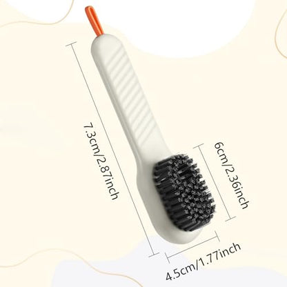 2 Pcs 2 in 1 Multifunction Cleaning Brush Shoe Laundry Brush, Scrub Brushes