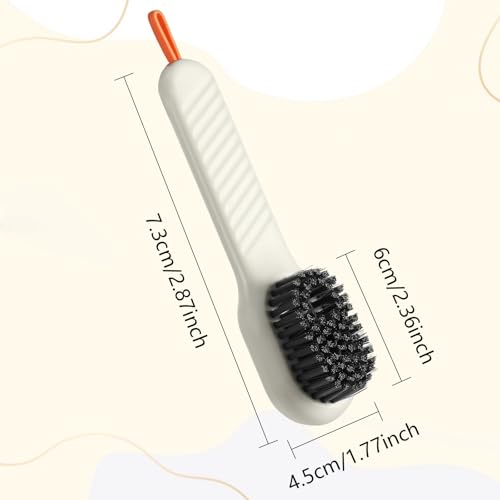 2 Pcs 2 in 1 Multifunction Cleaning Brush Shoe Laundry Brush, Scrub Brushes