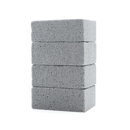 Magic Blackstone Griddle Scraper，4 Pack Gray Stone Cleaning Block Clean Brick for Grill, Removing Stains BBQ，Pool, Racks, Baking Steel, Oven, Flat Top Cookers, Utensils, Exfoliation Dead Skin, Toilet - color: 4 Gray