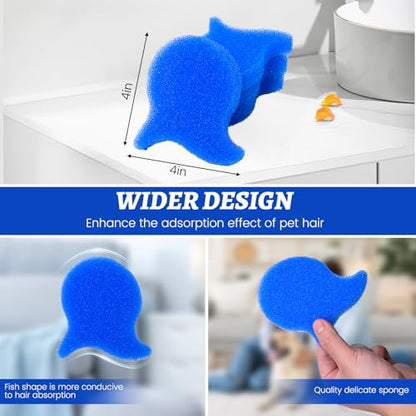 Pet Hair Remover for Laundry Reusable Dryer Pet Hair Balls and Lint Traps Effortlessly Removes Effective Dog Cat Fur Cleaner for Bedding,Blankets,Couch,Clothes (4Pcs) - size: Small 4Pcs