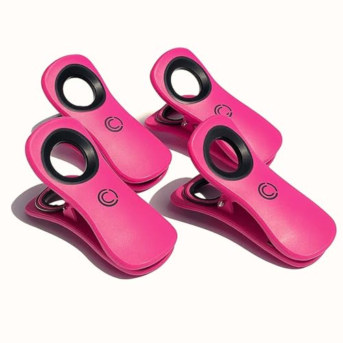 Core Clip Towel Clips for Beach Chairs Pool & Lounge Chairs on Cruise Boat - color: Pink