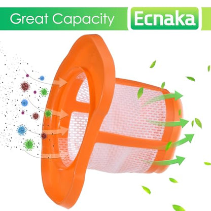 4 Pack HHVKF10 Dust-buster Filter Replacement Compatible with BLACK And DECKER Handheld Vacuum Filter Washable Fit for Models HHVK HHVK320J HHVK320J10 HHVK320JZ01 HHVK515J HHVK515JP HHVK515JP07