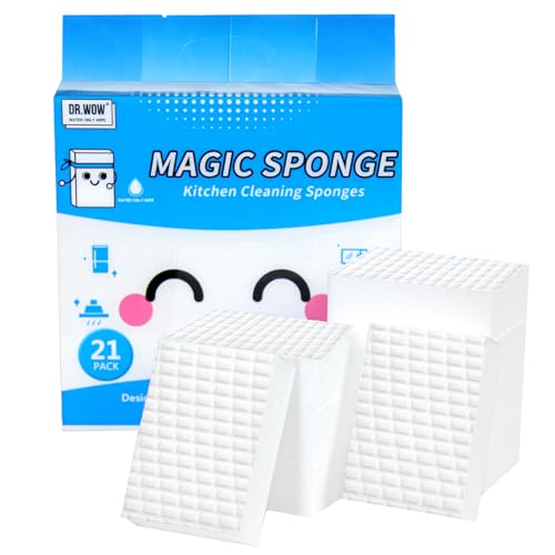 Extra-Thick Melamine Sponge Erasers, 3.94 x 2.76 x 1.18 in, 21 Count - size: 21 Ct (Ultra-Durable)