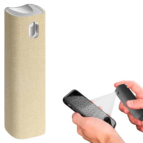 iO CLEAN Mini Screen Cleaner Spray, 2-in-1 Touchscreen Mist Cleaner, Cream - color: Cream