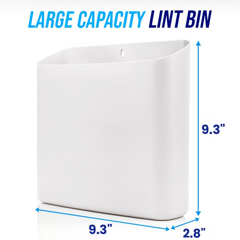 Simplation Magnetic Lint Bin for Laundry Room Storage, Lint Holder Bin