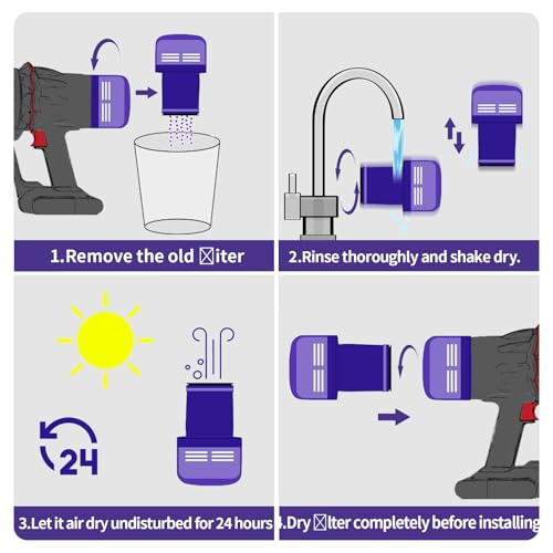 OTTWL V11 V15 Vacuum Filters Replacement Compatible with Dyson V11 V15 - style: V11 filter