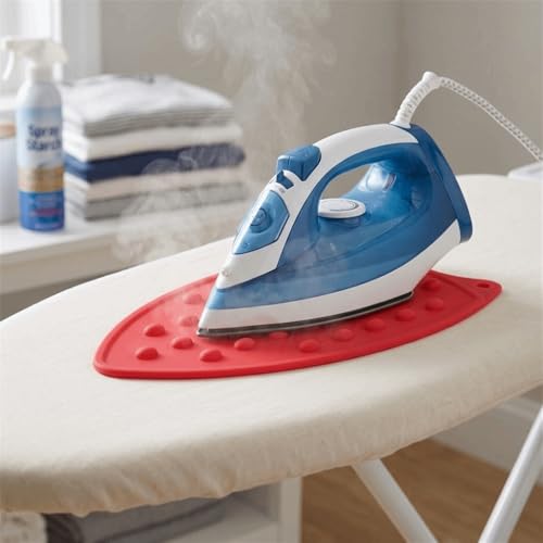 10.6x5.5 Inch Silicone Ironing Mat for Hot Iron Reusable Foldable Heat Resistancs Non-Slip Pad Food Grade Silicone Rest Pad for Table Protection