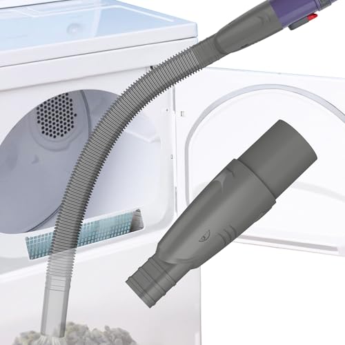 Sealegend Dryer Vacuum Hose Attachment Dryer Vent Lint Clean Kit for Shark - color: Gray