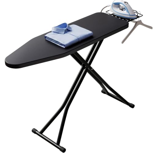 BEWISHOME Ironing Board Full Size 43x13, Compact Iron Board with Iron Rest