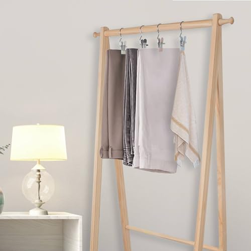 15/30Pcs Upgrade Double Head Clamp Dipped Clothespin for Laundry Hooks with Clips, Boot Holder, Hanging Clips, Portable Multifunctional Hangers Single Clip Space Saving for Jeans, Hats (30, Blue) - color: Blue