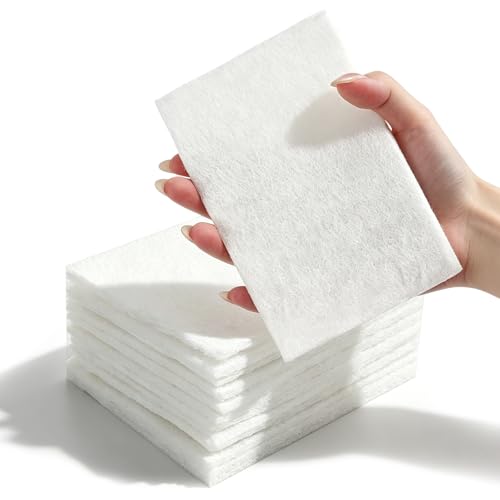 20PCS White Scrub Pads, Non Scratch Scrubbing Pads Non Woven Scouring Pads