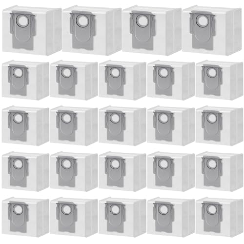 24 Packs Q10 Q7 Q5 Bag Replacement for Roborock Q10 S5+, Q7 M5+, Q5 Max+ - color: 24pcs Bags