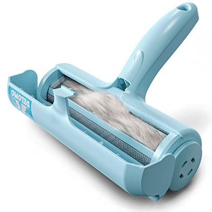 DELOMO Pet Hair Remover Roller, Reusable Lint Roller for Dog and Cat Hair - color: B: Blue（exclusive Color）