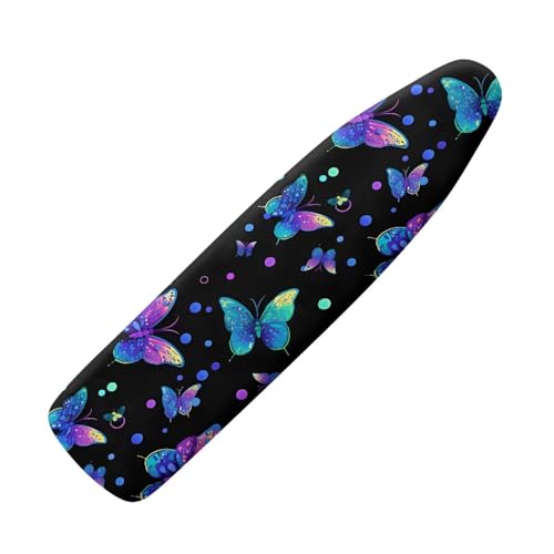 Butterfly Ironing Board Cover and Pad Heat Insulation Covers Stain Resistant Thick Ironing Board Protective Covers - color: Butterfly