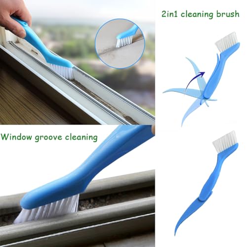 12Pcs Small Crevice Gap Cleaning Brushes, Groove Detail Brush Cleaner Tools