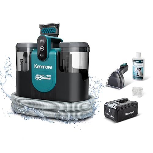 Kenmore 24V Cordless Portable Carpet & Upholstery Spot Cleaner Machine - color: Green