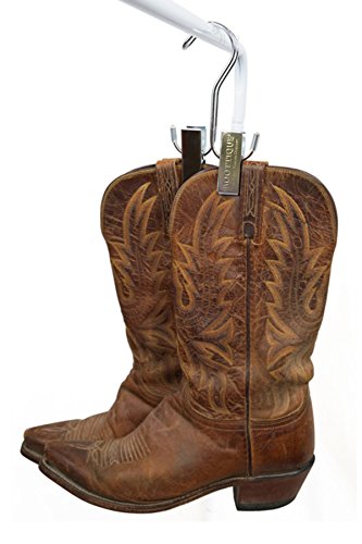 The Original Boot Hanger - Shoe Storage Space Saver (Set of 3); Boot Hanger, Boot Holder, Boot Clips, Boot Storage (Cowboy) - color: Cowboy
