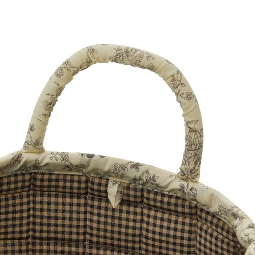 Boho Fabric Storage Basket, Large Capacity Laundry Basket, 12.2'' x 10.23'' x 10.23'' Collapsible Laundry Hamper with Easy Carry Handles (B Multi-Color 1, L) - color: B Multi-Color 1