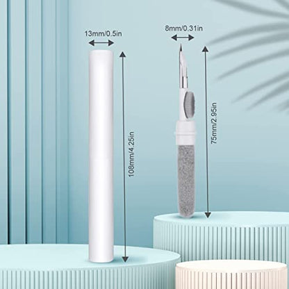 AOMIG Airpod Cleaner Kit, 3 in 1 Earbuds Cleaning kit,Phone Cleaner kit with Soft Brush for Wireless Earphones Bluetooth Headphones Charging Box Accessories, Computer, Keyboard, Camera（White）
