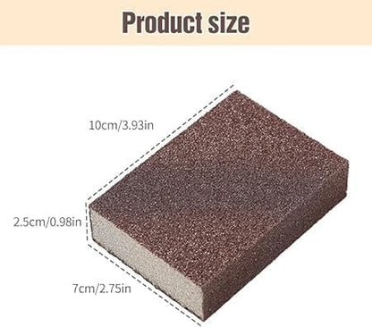 1 Pack Emery Magic Wipe Sponge, Nano Carborundum Cleaning Sponge - color: Brown, size: Basic Style 2.5cm thick-1Pcs