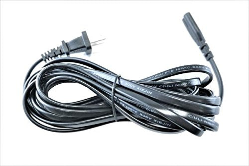 Omnihil 15 Feet AC Power Cord Cable Compatible with Just-F-Care Electric Rechargeable Lint Remover