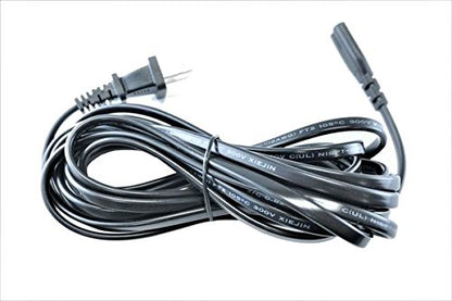 Omnihil 15 Feet AC Power Cord Cable Compatible with Just-F-Care Electric Rechargeable Lint Remover