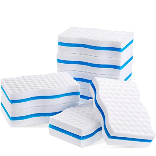 Outus 8 Pack Boat Erasers for Cleaning Magic Scuff Sponge Boating Erasers Accessories Gifts Hull Cleaner Vinyl Seat Cleaner All Purpose Scrubber Kitchen Bathroom Shower Oven Cleaning Supplies - style: Wave