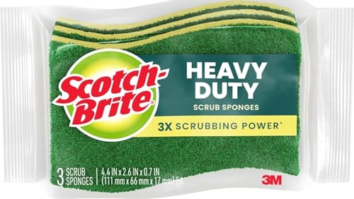 Scotch-Brite Heavy Duty Scrub Sponge, 24 Pack - size: 24 Scrub Sponges