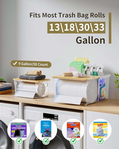 iCASA 3 in 1 Trash Bag Holder Garbage Bags Dispenser Under Sink Organizer - size: 3 in 1