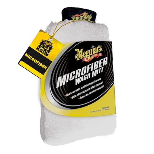 Meguiar's Microfiber Wash Mitt, 1 Pack - size: 1 Count