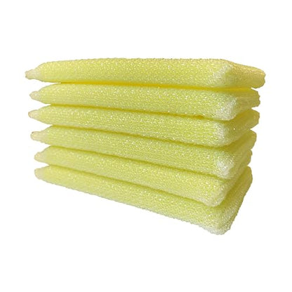 Elite PRO All Purpose Cleaning Pad, 6 Pack, Non Scratch, Dish Sponge, Scrubber, Made in USA. Large Thin Sponge for Kitchen and Household Use. Flexible to Clean Corners and Tight Spaces. - size: 6-Pack