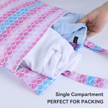 OTraki 2 Pack Waterproof Hanging Wet Dry Bags 16x20 inch