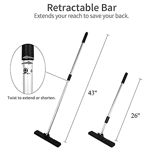12inch Telescoping Magnetic Sweeper Pickup Tool, 16Lbs Screws Finder - size: 12-inch / 16Lbs Pull