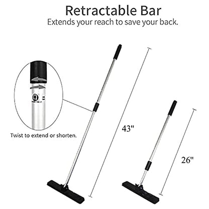 12inch Telescoping Magnetic Sweeper Pickup Tool, 16Lbs Screws Finder - size: 12-inch / 16Lbs Pull