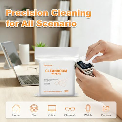 Microfiber Cloths 4"x4"(400 Pcs,200GSM)