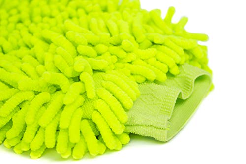 Zwipes Chenille Microfiber Premium Scratch-Free Car Wash Mitt, 2-Pack, Color may vary - size: 2 Wash Mitts