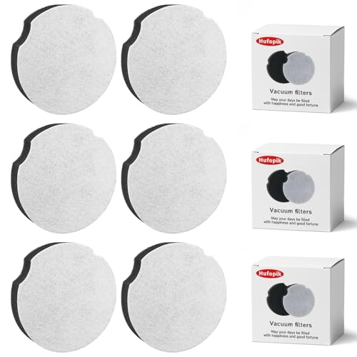 6 Pcs Filter Replacement suitable for Bissell Powerforce Compact Lightweight Upright 2112 1520 for Bissel Turbo Bagless 2690 Vacuum Cleaner - size: 4.33*0.83 inches（6 Pcs）