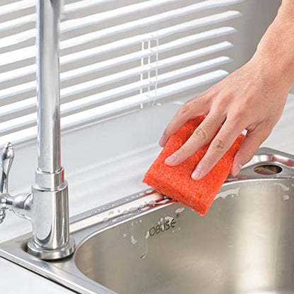 Griddle Cleaning Pads for Blackstone Flat Top, Non-Scratch Grill Scrub Pads, Bathroom Scrubbing Pads, Pool Scrub Brush, Shower Tile (22 Pads + Handle) (24 Pads)