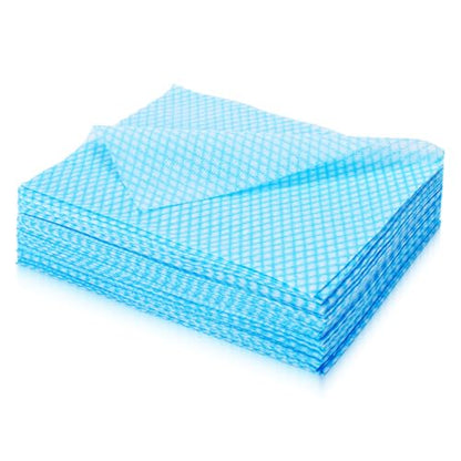 60Pack Disposable Dish Cloths for Kitchen,13.8x15.7"Cleaning Wipes - color: Blue
