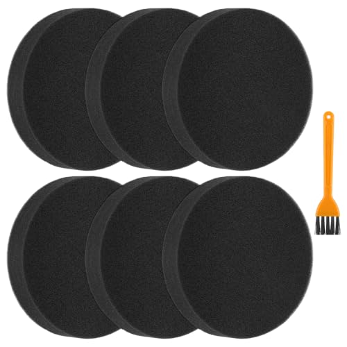 1608225 Filters for Bissell Cleanview Swivel Rewind 3836 3197A 2252 3536 2254 3534 3837 Powerforce Helix Turbo 1701 1797 2191 2190 Upright Vacuum and Compatible with Eureka DCF-26-6 Pack - color: 6 Pack