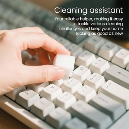40PCS Melamine Sponge Magic Eraser Sponge in Bulk Small Cleaner Pads Melamine Pads for Dishes Cleaning Eraser for Kitchen, Bathroom, Toilet - 16x8x2cm (32 Small Pieces of Each Pack) - size: 40 Pack (6.3 x 3.1 x 0.8 inches each)
